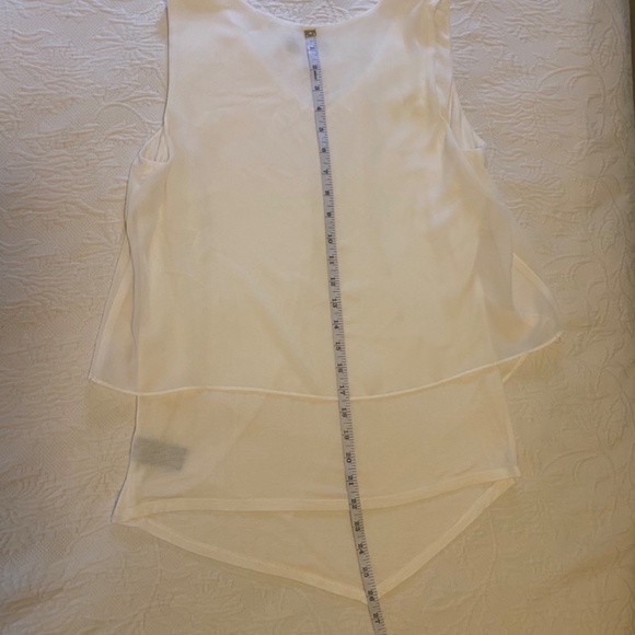Chiffon 3 layer Sleeveless Tunic, Size S - Picture 6 of 9